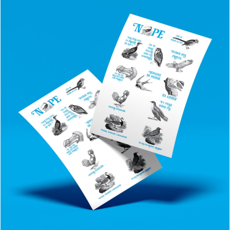 Stickers Effin' Birds- STICKERS D'OCCASION