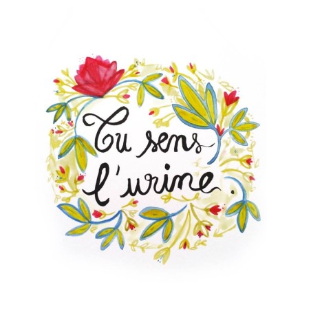 Badges trash Deloffre - Tu sens l'urine