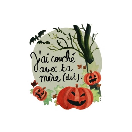 Badges trash Deloffre - J'ai couché avec ta mère (dsl)