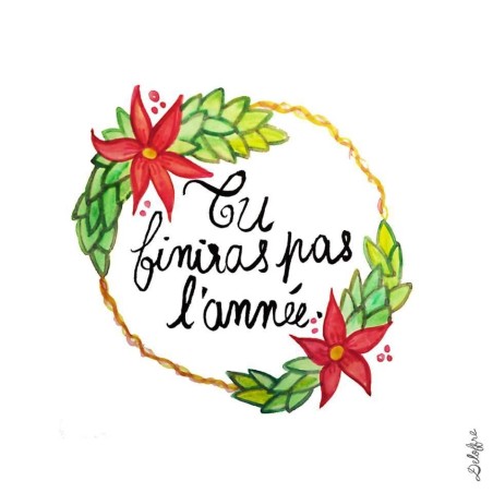 Badges trash Deloffre - Tu finiras pas l'année