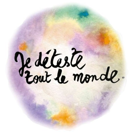 Badges trash Deloffre - Je déteste tout le monde