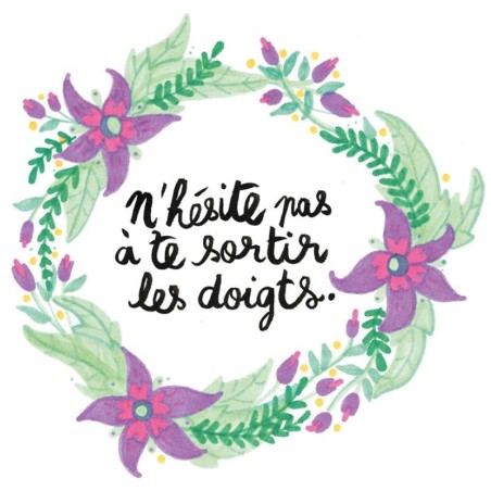 Badges trash Deloffre - N'hésite pas à te sortir les doigts