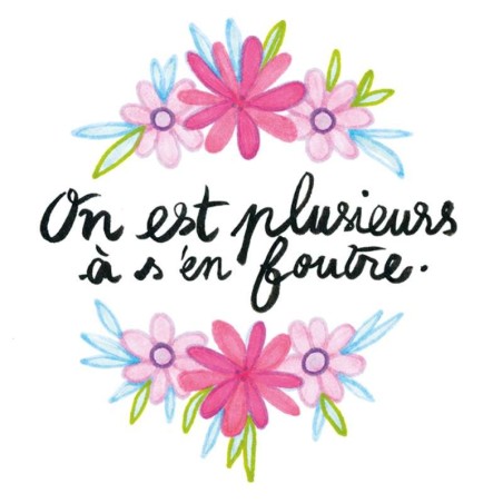 Badges trash Deloffre - On est plusieurs à s'en foutre