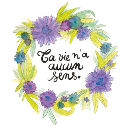 Badges trash Deloffre - Ta vie n'a aucun sens