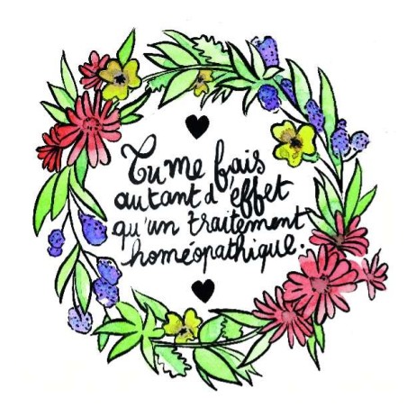 Badges trash Deloffre - Tu me fais autant d'effet qu'un traitement homéopathique