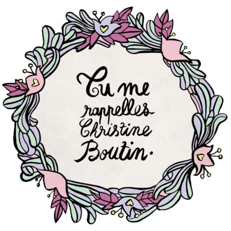 Badges trash Deloffre - Tu me rappelles Christine Boutin