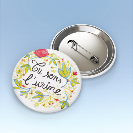 Badges trash Deloffre - Tu sens l'urine