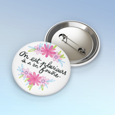 Badges trash Deloffre - On est plusieurs à s'en foutre