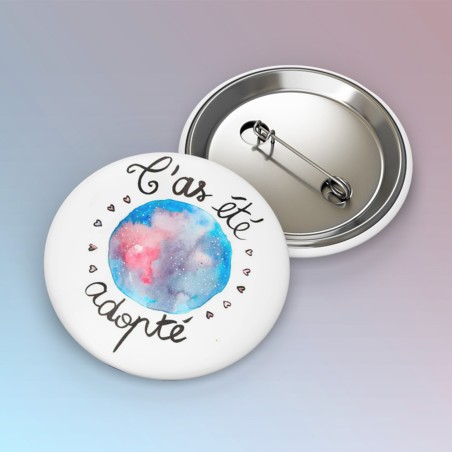 Badges trash Deloffre - T'as été adopté