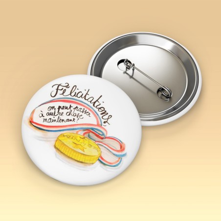 Badges trash Deloffre - Félicitation, on peut passer à autre chose maintenant ,