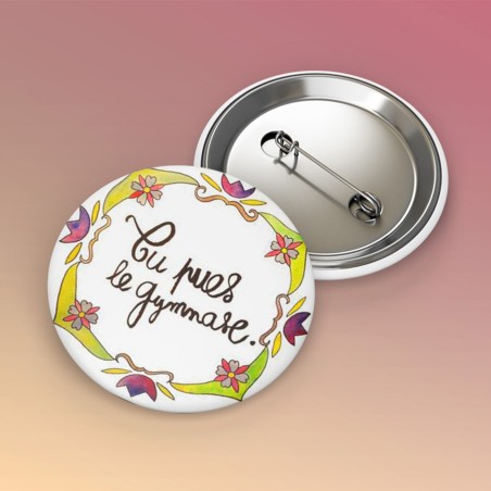 Badges trash Deloffre - Tu pues le gymnase