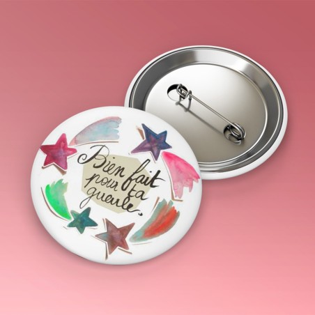 Badges trash Deloffre - Bien fait pour ta gueule