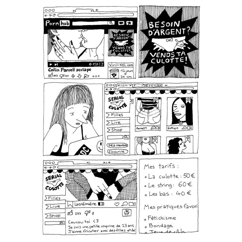 Roxane vend ses culottes, par Maybelline Skvortzoff