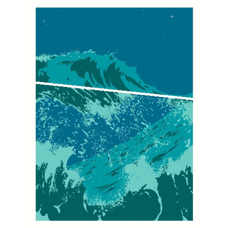 La vague gelée, par EMG