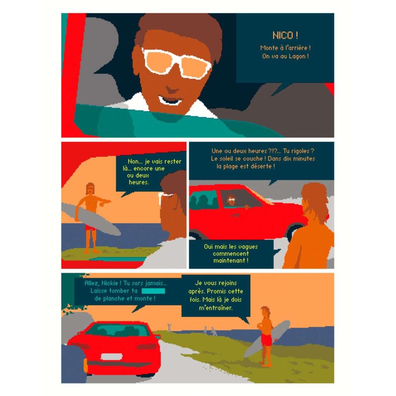 La vague gelée, par EMG