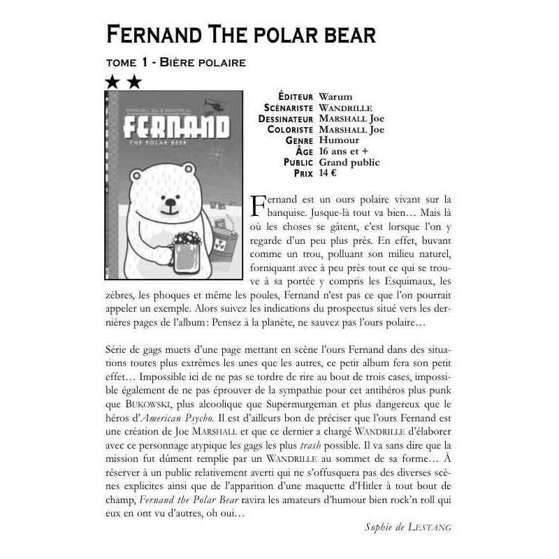 Fernand l'ours blanc