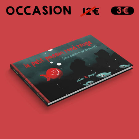 Le Petit Poisson rond rouge - version cartonnée - LIVRE D'OCCASION
