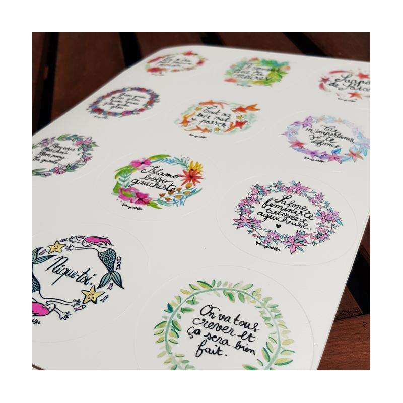 Les stickers Deloffre par 12
