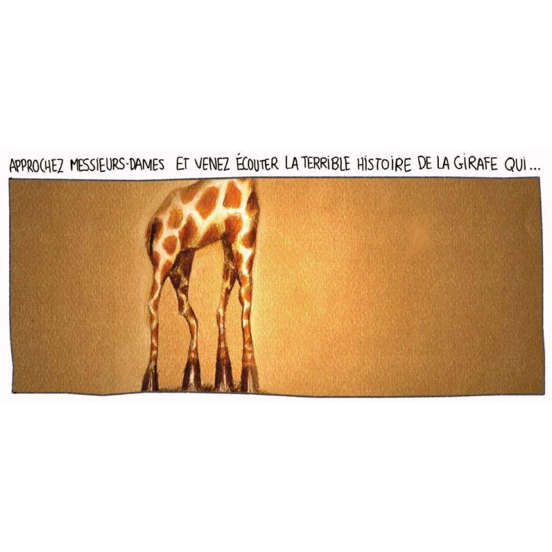 La girafe qui rentrait mal dans sa case