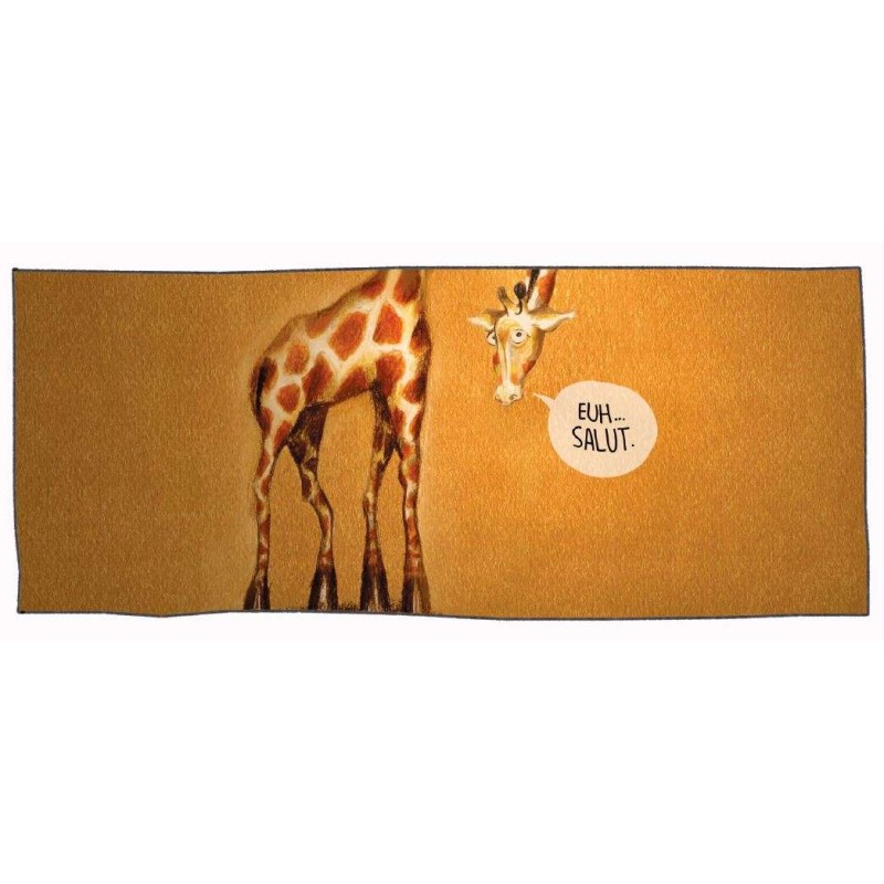 La girafe qui rentrait mal dans sa case