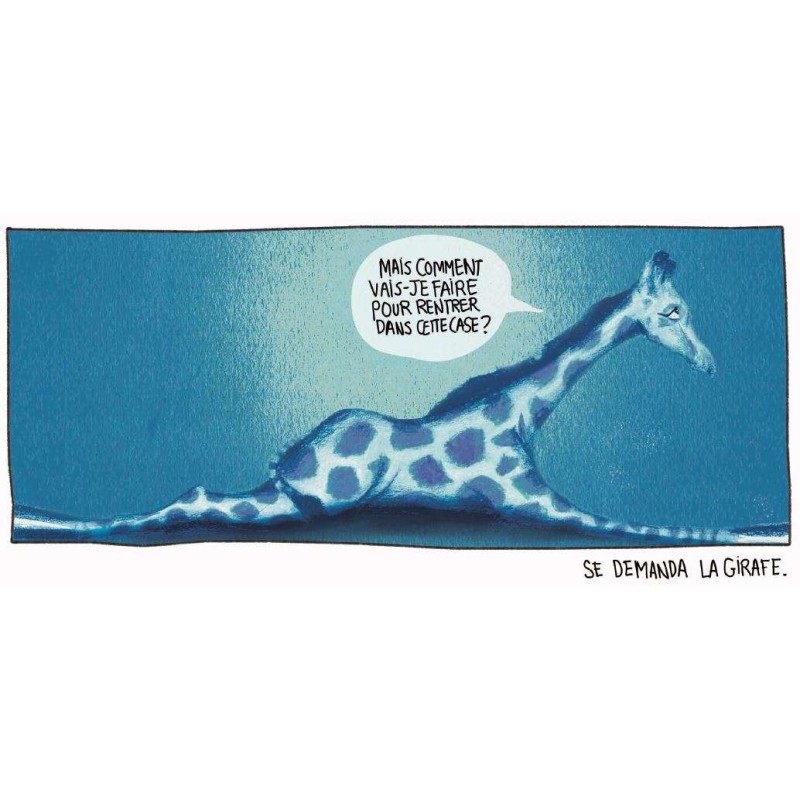 La girafe qui rentrait mal dans sa case