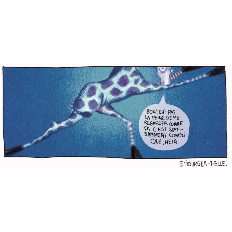 La girafe qui rentrait mal dans sa case