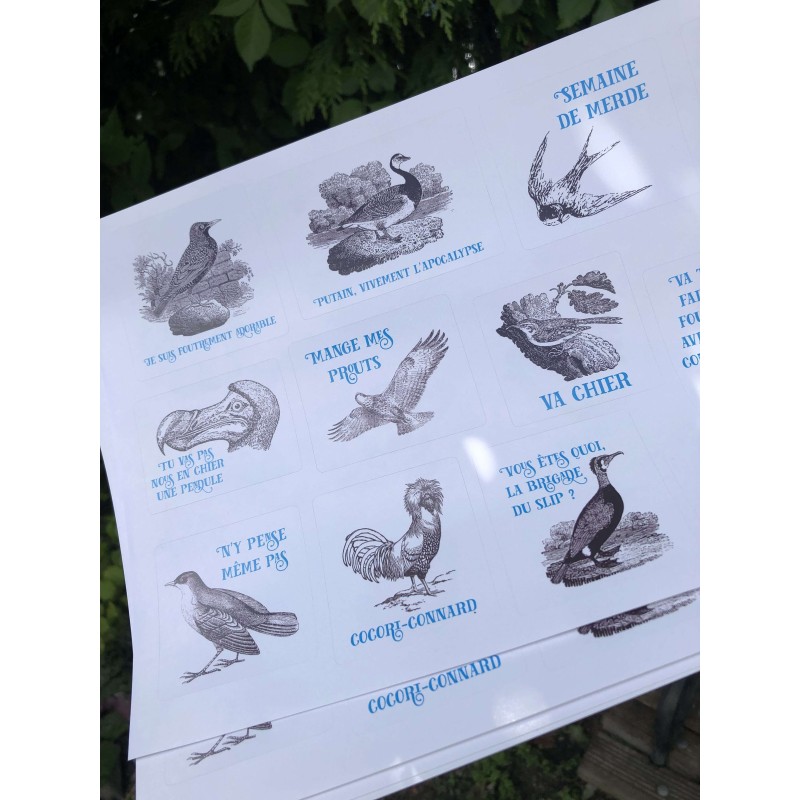 Stickers Eiffin' Birds