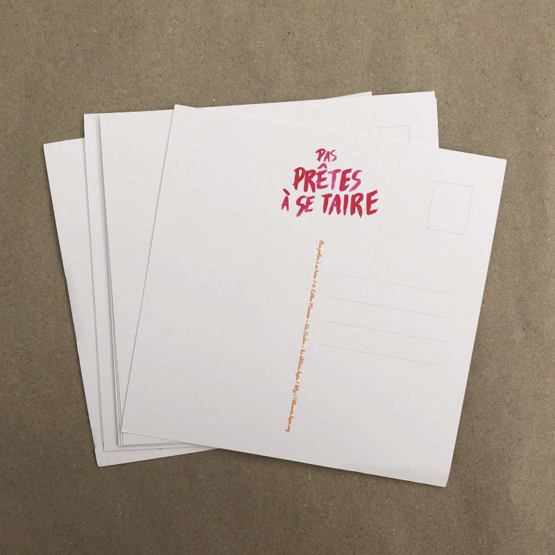 Cartes Pas prêtes à se taire