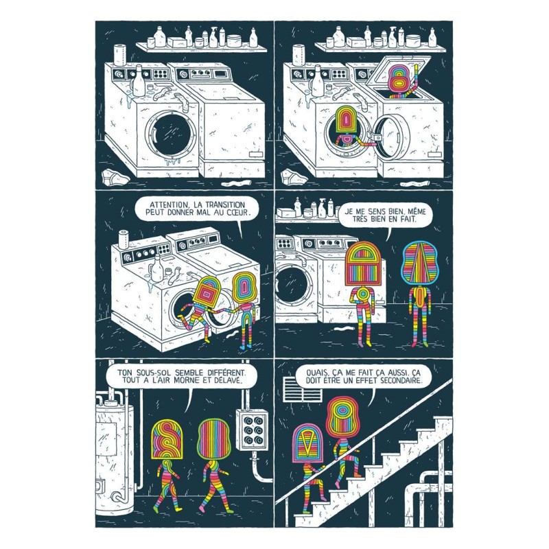 Sous la maison, par Jesse Jacobs