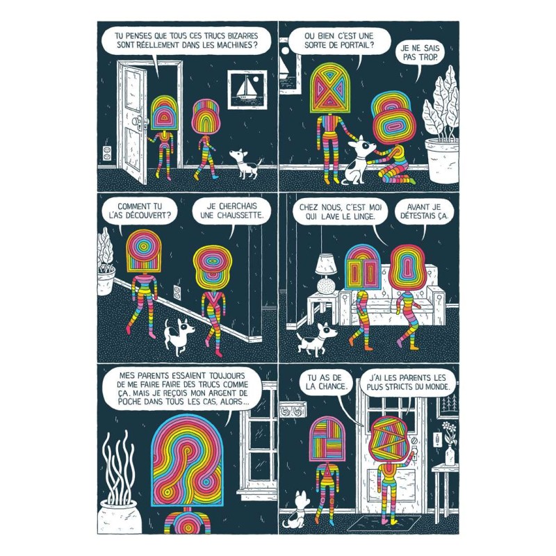 Sous la maison, par Jesse Jacobs