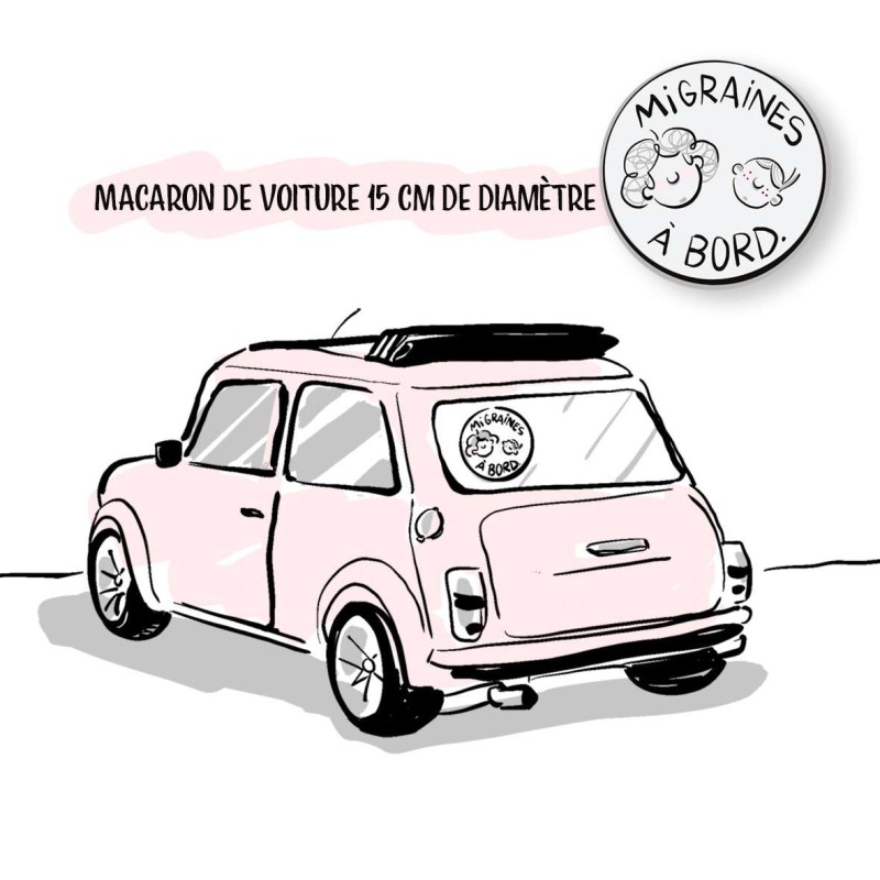 Sticker voiture électrostatique Le Daron