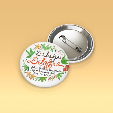 Badges et magnets trash Deloffre  à l'unité